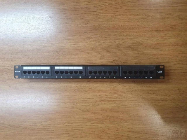Patch Panel CAT6 UTP 24 Θυρών 1U