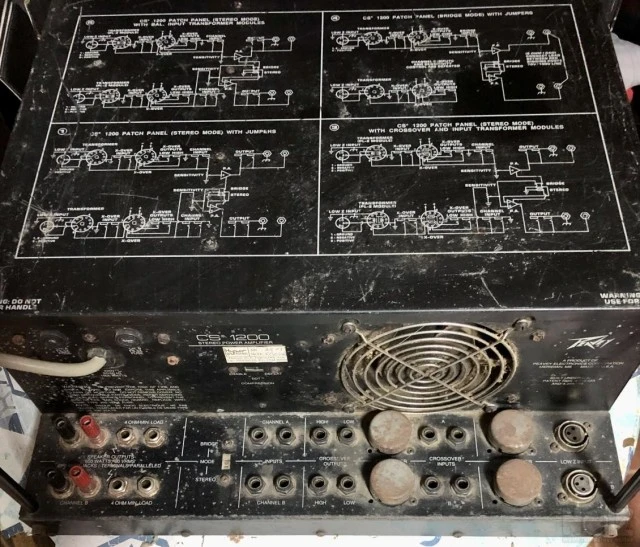 Peavey CS-1200 Stereo Power Amplifier