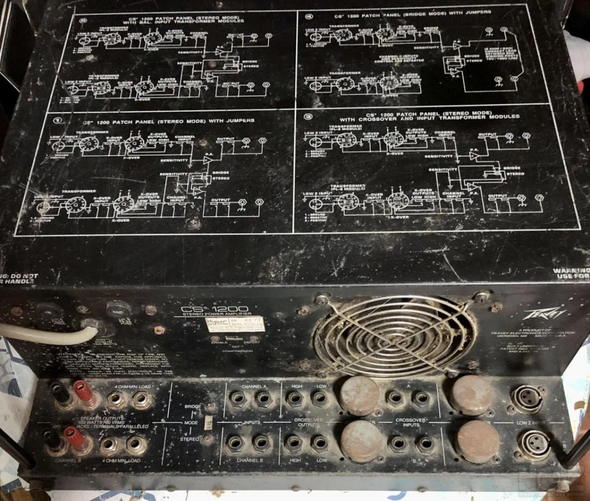Peavey CS-1200 Stereo Power Amplifier