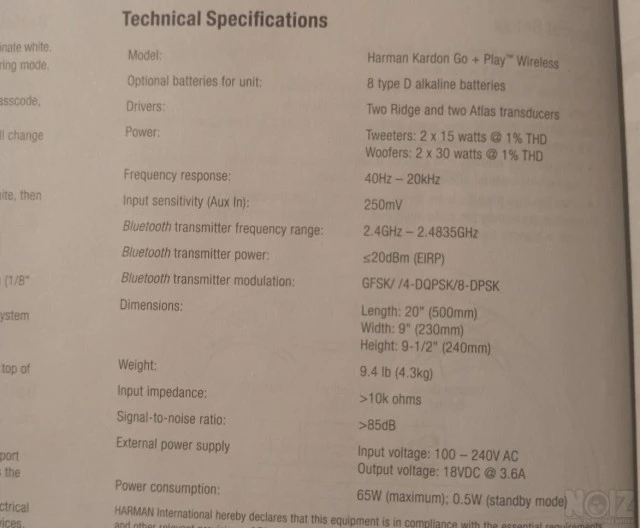 HARMAN KARDON GO+Play Bluetooth 65W Ηχεί