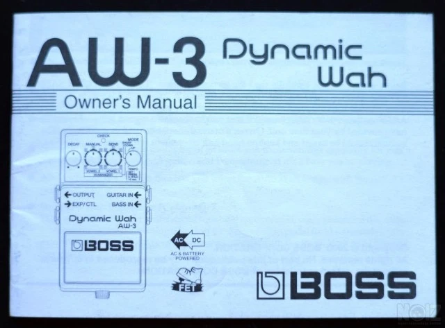 Boss AW-3 Dynamic Wah