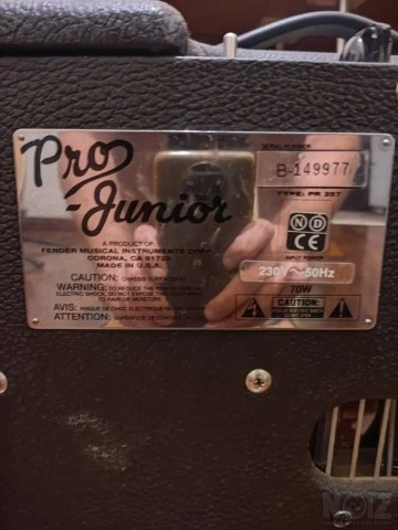 Fender Pro Junior - 15w Tube Amp Made in