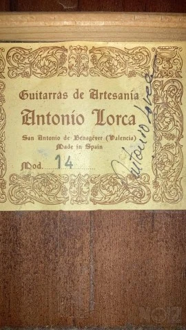 Antonio Lorca Model 14