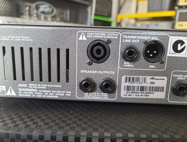Ampeg B5R 500w USA &amp; Footswitch
