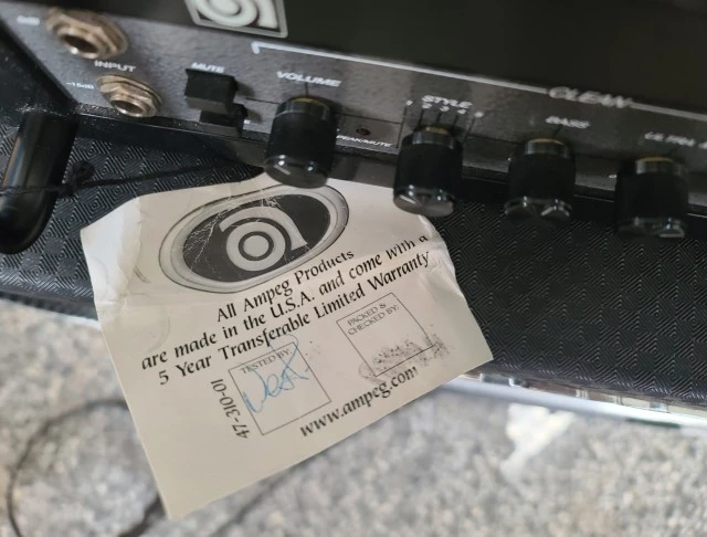 Ampeg B5R 500w USA &amp; Footswitch