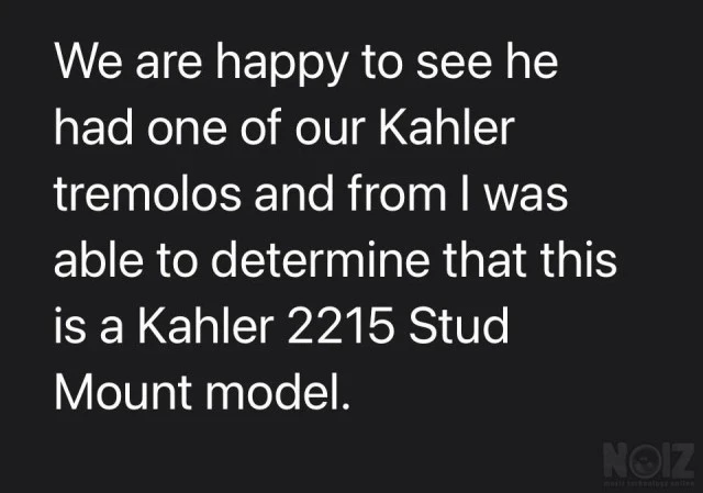 Kahler Tremelo 2215 Stud Mount model. Vi