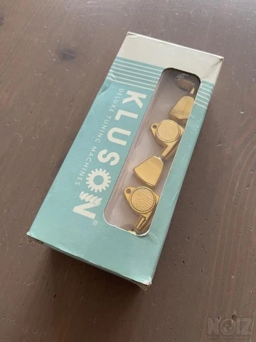Kluson Deluxe tuners gold 3×3