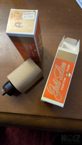 Gold Lion KT66 matched pair NEW