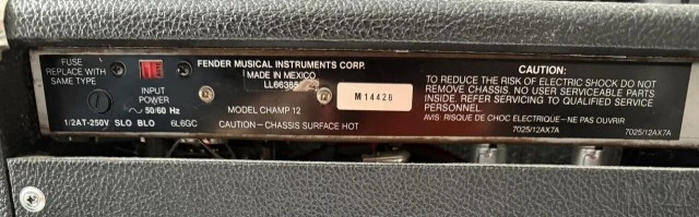 Fender Champ 12