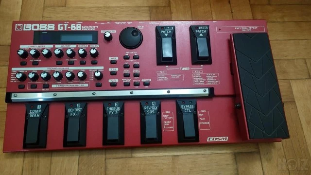 πεταλιέρα BOSS GT-6B για μπάσο / ανταλλα