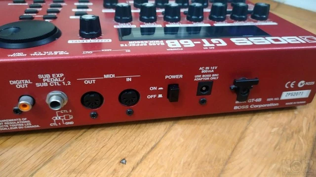 πεταλιέρα BOSS GT-6B για μπάσο / ανταλλα