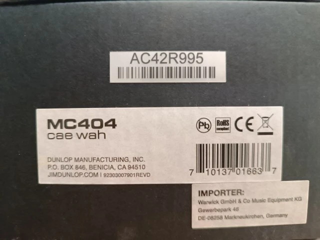 Dunlop MC404 CAE Wah