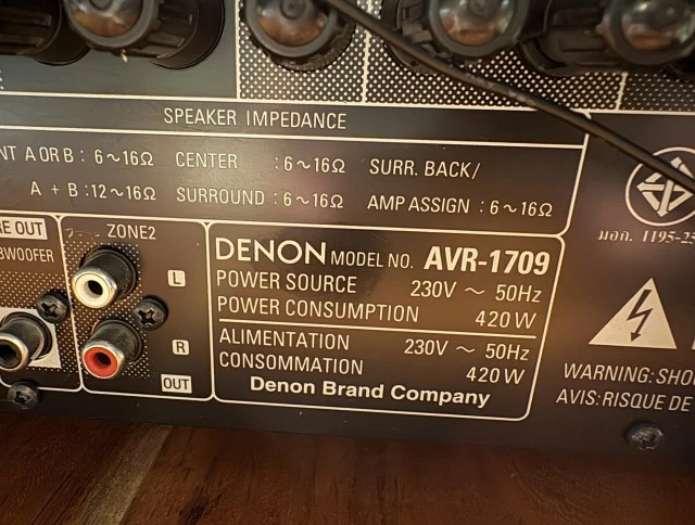 Denon AVR-1709