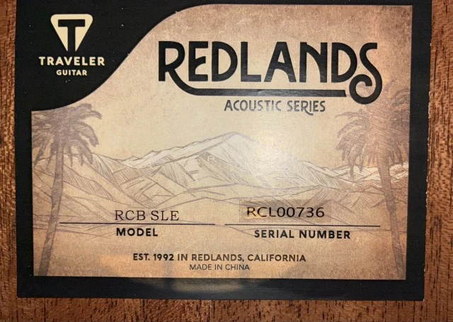 Traveler Guitars Redlands Concert Bass