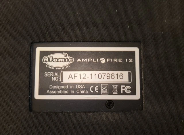 Atomic Amplifire 12