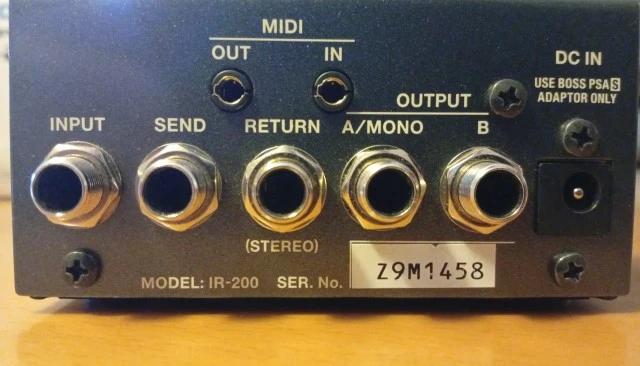 Boss IR-200 Amp & IR Cab Simulator
