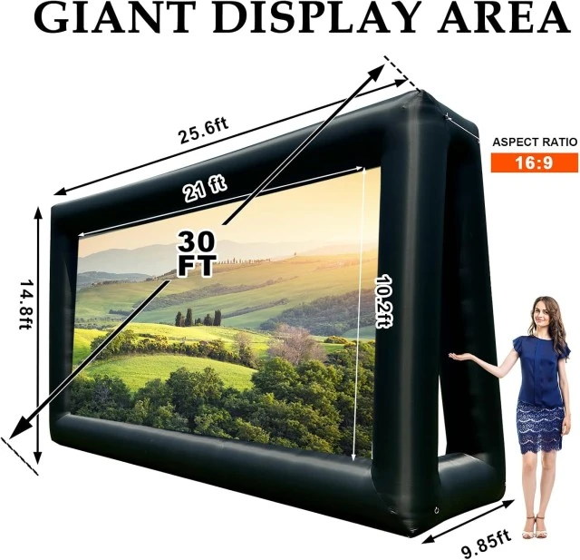 inflatable projection screen