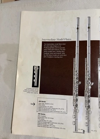 Φλάουτο Yamaha YFL481 II Silver