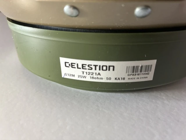 2 x Celestion G12M Greenback