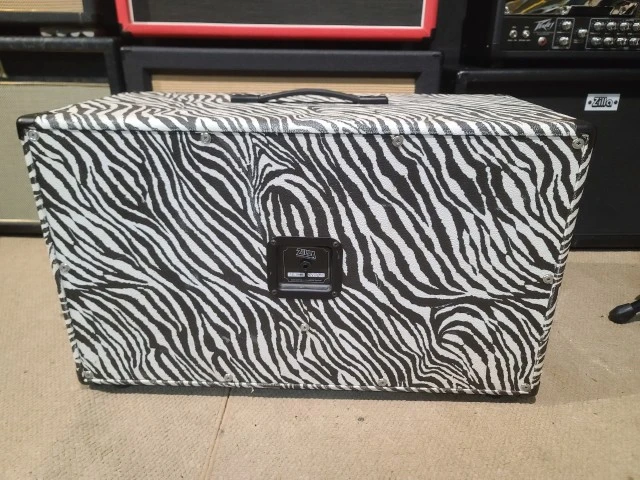 Zilla Fatboy 2x12 Custom order Zebra Tolex, custom front panel, Celestion Vintag