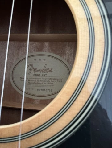 Fender CD 60 NAT