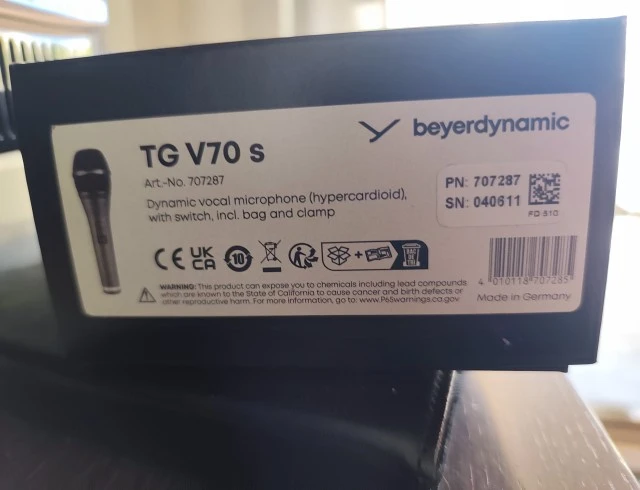 Beyerdynamic TG 70 s