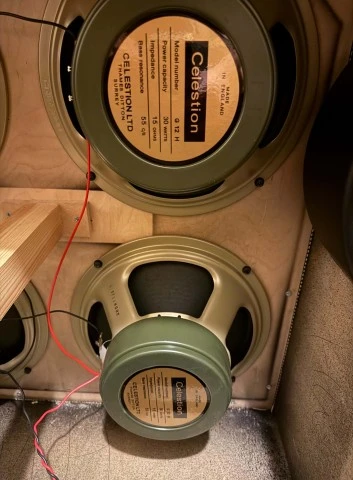 4x Celestion Heritage Greenback G12H30 55Hz