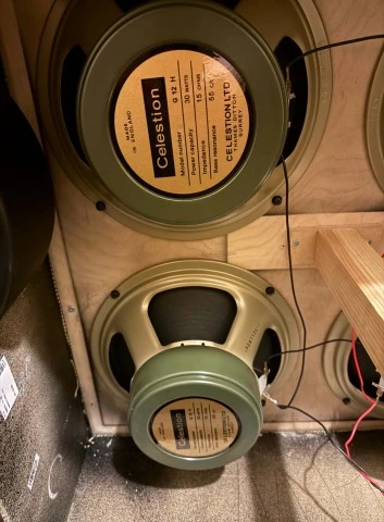 4x Celestion Heritage Greenback G12H30 55Hz