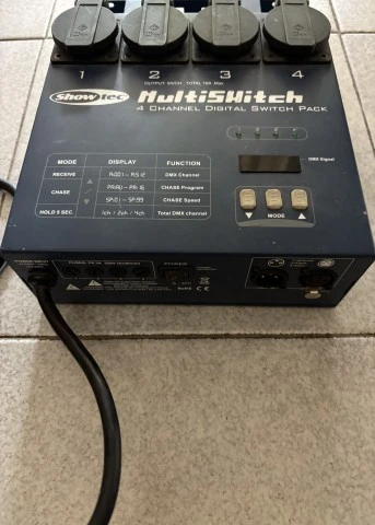Showtec Switch pack 4ch