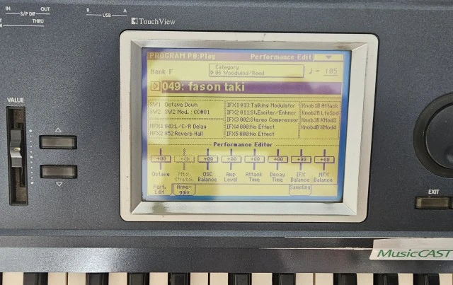 Korg Triton Extreme με MOSS Board