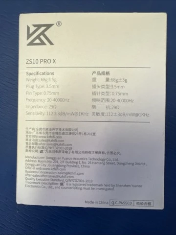 KZ ZS10 Pro X