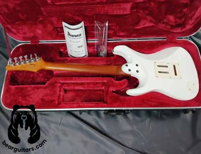 Ibanez LM1 Luca Mantovanelli Signature - Luna White