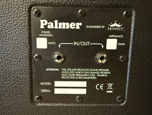 Palmer 1x12 Cab (empty)