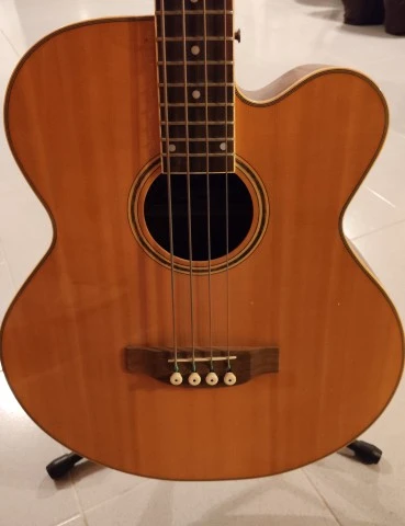 ΗΛΕΚΤΡΟΑΚΟΥΣΤΙΚΟ ΜΠΑΣΟ Takamine MM14F (Acoustic Bass Series)- Natural Gloss