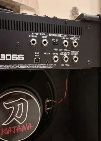 Boss Katana 100 MkII + Xsonic Airstep footwswitch