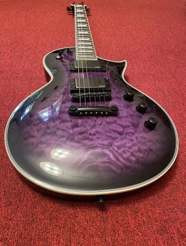 ESP LTD EC-1000 See Thru Purple Sunburst