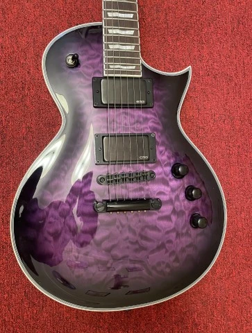 ESP LTD EC-1000 See Thru Purple Sunburst