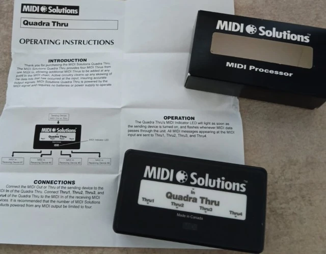 MIDI Solutions Quadra Thru & Quadra Merge