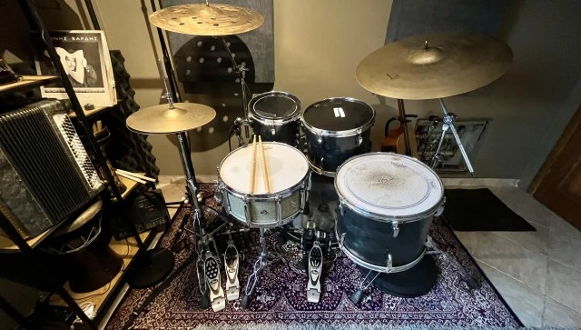 Pearl Export Set + Ride +Hi hat + Pearl Eliminator