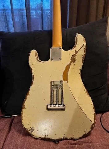 Fender SRV Neck & MJT Body Strat USA