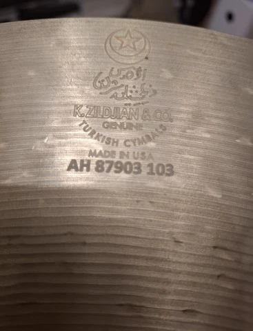 Zildjian K Custom Medium Ride 20"
