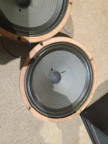 Ζεύγος Rola Celestion G12S Blackback 20W – Δεκαετία ’70 – Αυθεντικοί κώνοι 1777