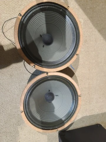 Ζεύγος Rola Celestion G12S Blackback 20W – Δεκαετία ’70 – Αυθεντικοί κώνοι 1777