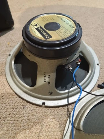 Ζεύγος Rola Celestion G12S Blackback 20W – Δεκαετία ’70 – Αυθεντικοί κώνοι 1777