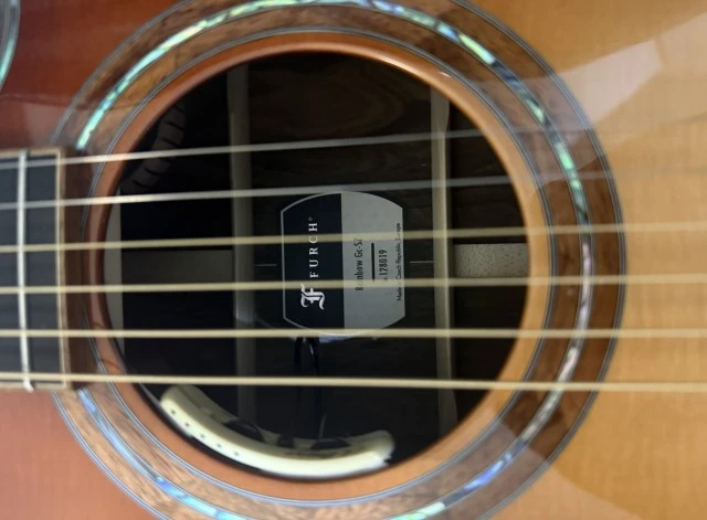 Furch Rainbow GC-SZ Sitka Top Ziricote B+S CNR a Anthem (actual guitar in pictur