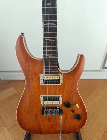 Schecter C-1 Exotic Spalted Maple