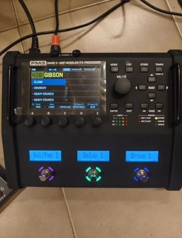 Fractal Audio FM3 turbo + Blackstar live logic midi controller