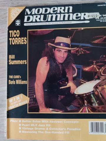 Modern Drummer περιοδικά, πλήρης σειρά 1990