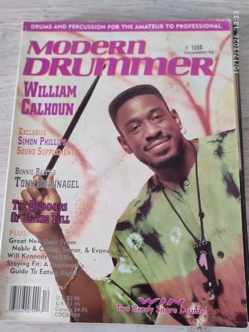 Modern Drummer περιοδικά, πλήρης σειρά 1990