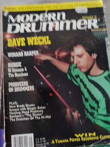 Modern Drummer περιοδικά, πλήρης σειρά 1990